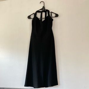 Banana Republic Black Halter Dress